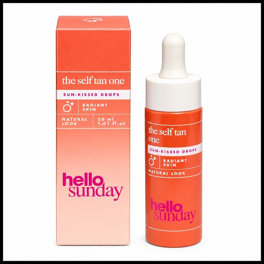 Hello Sunday The Self Tan One Sunkissed Drops Natural Look Full size New